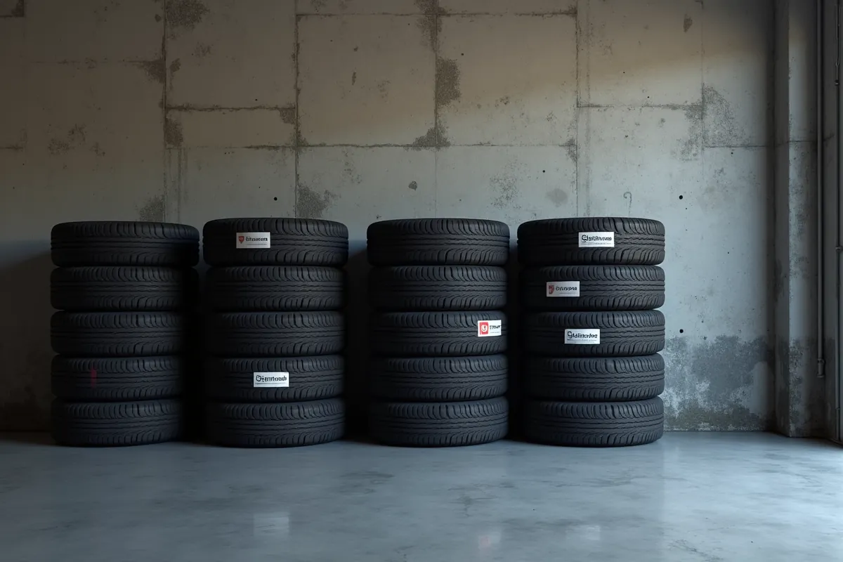 Jak przechowywać opony bez felg? Praktyczne wskazówki i porady
